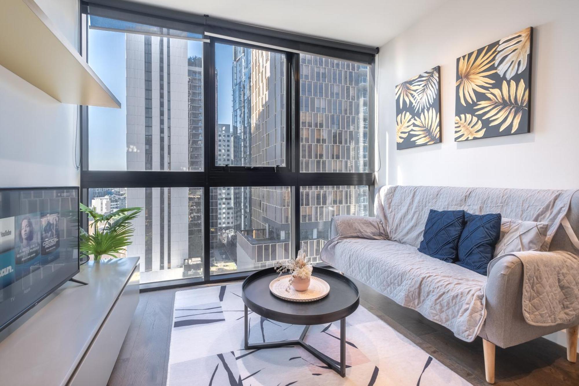 Relaxed 1Br1Ba City View Apt Wifi In Heart Melcbd Melbourne Exterior foto